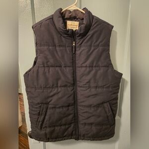 Men's Black Puffer Vest